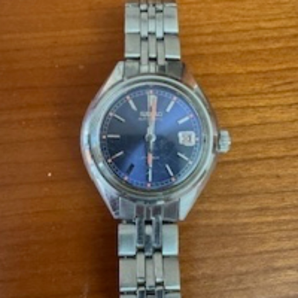 Ladies Seiko Hi- Dark blue dial indicator Watch